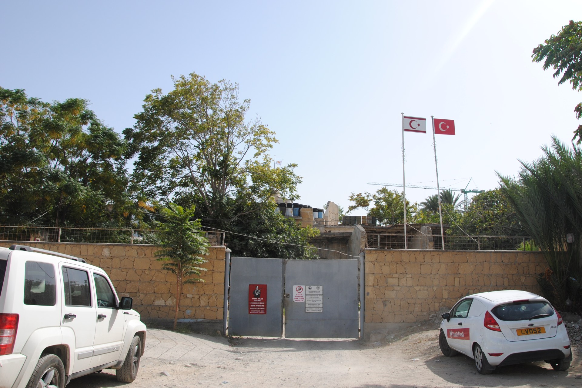 Grenzmauer in Nikosia