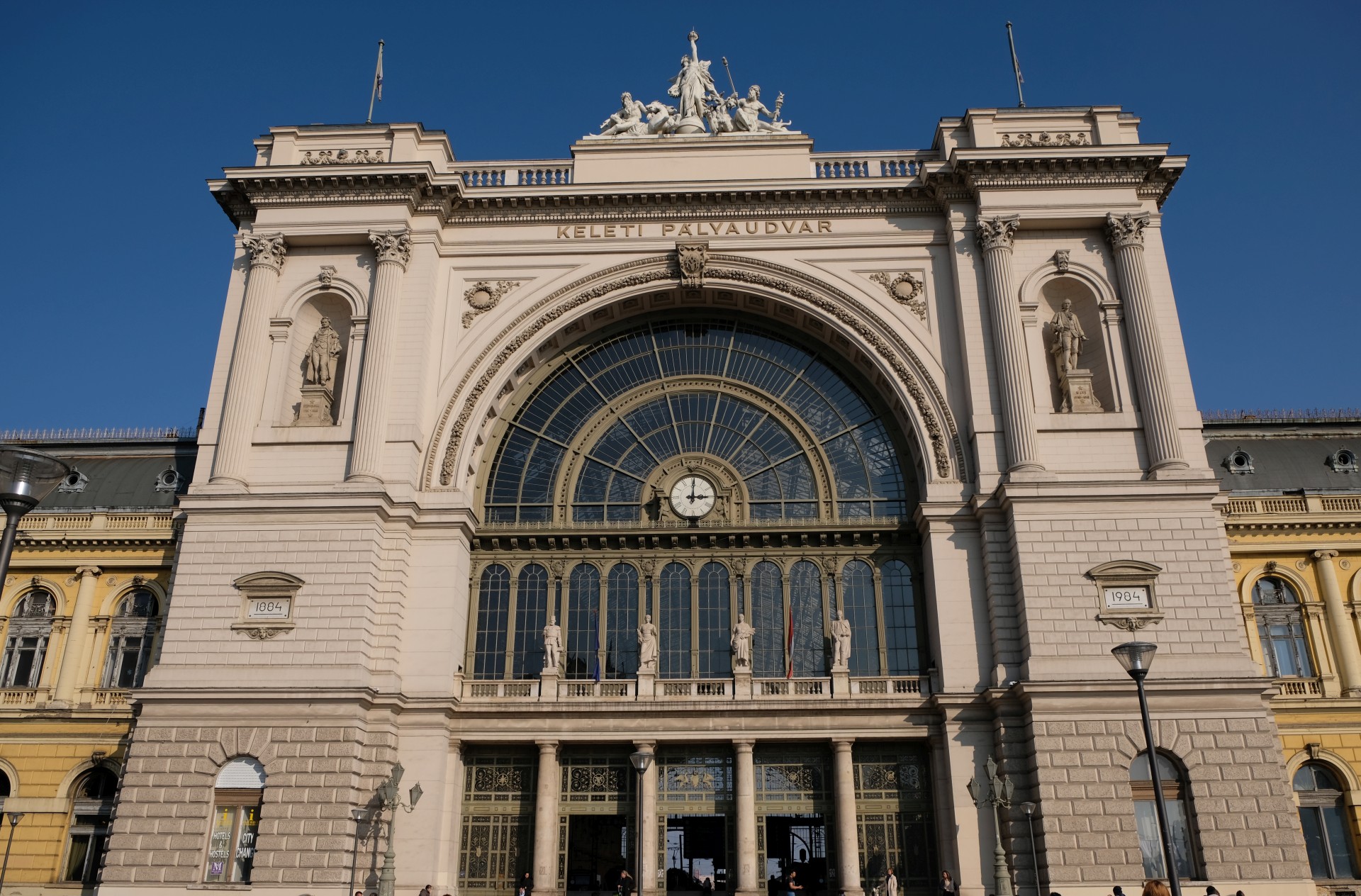 Der Bahnhof Keleti in Budapest