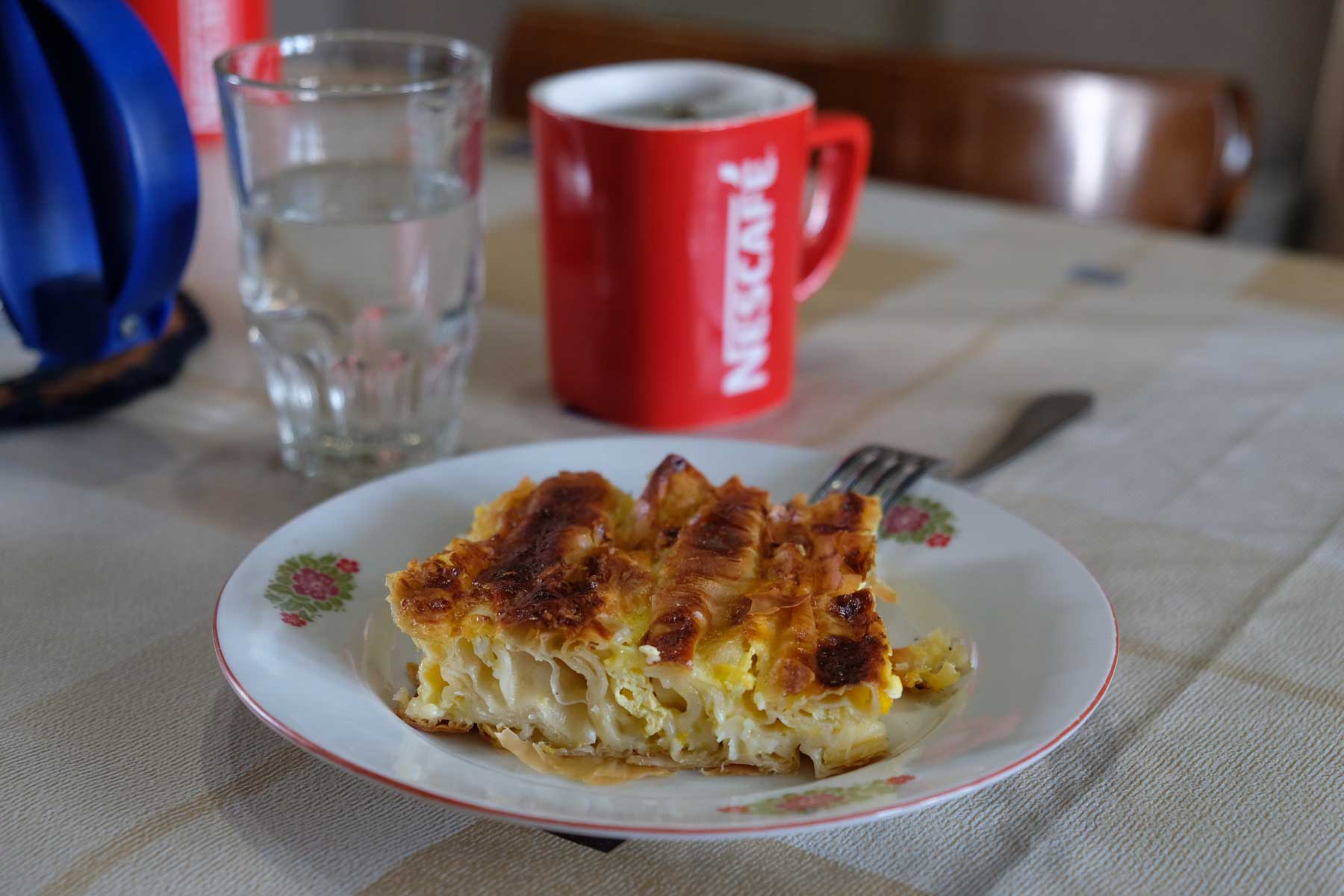 Lasagne auf einem Teller