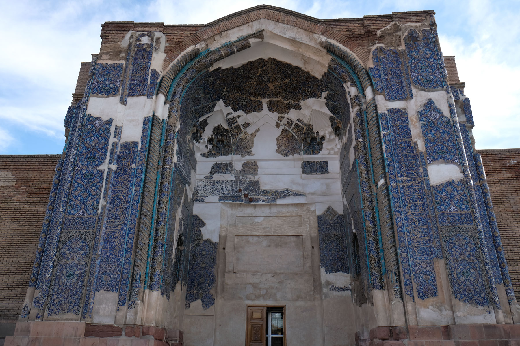 Eingang zur Blauen Moschee in Tabriz