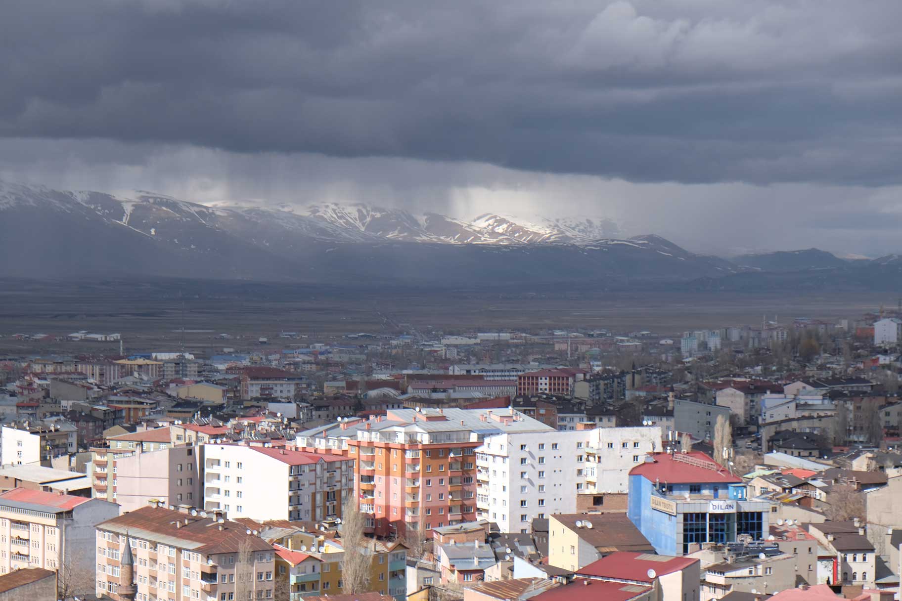 Regenwolken über Erzurum