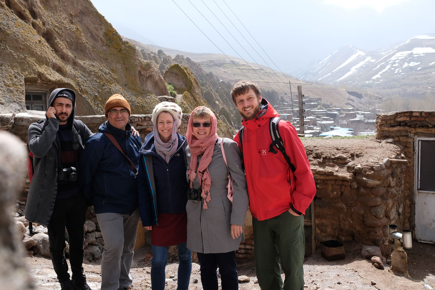 Aryan, Hamid, Leo, Heike und Sebastian