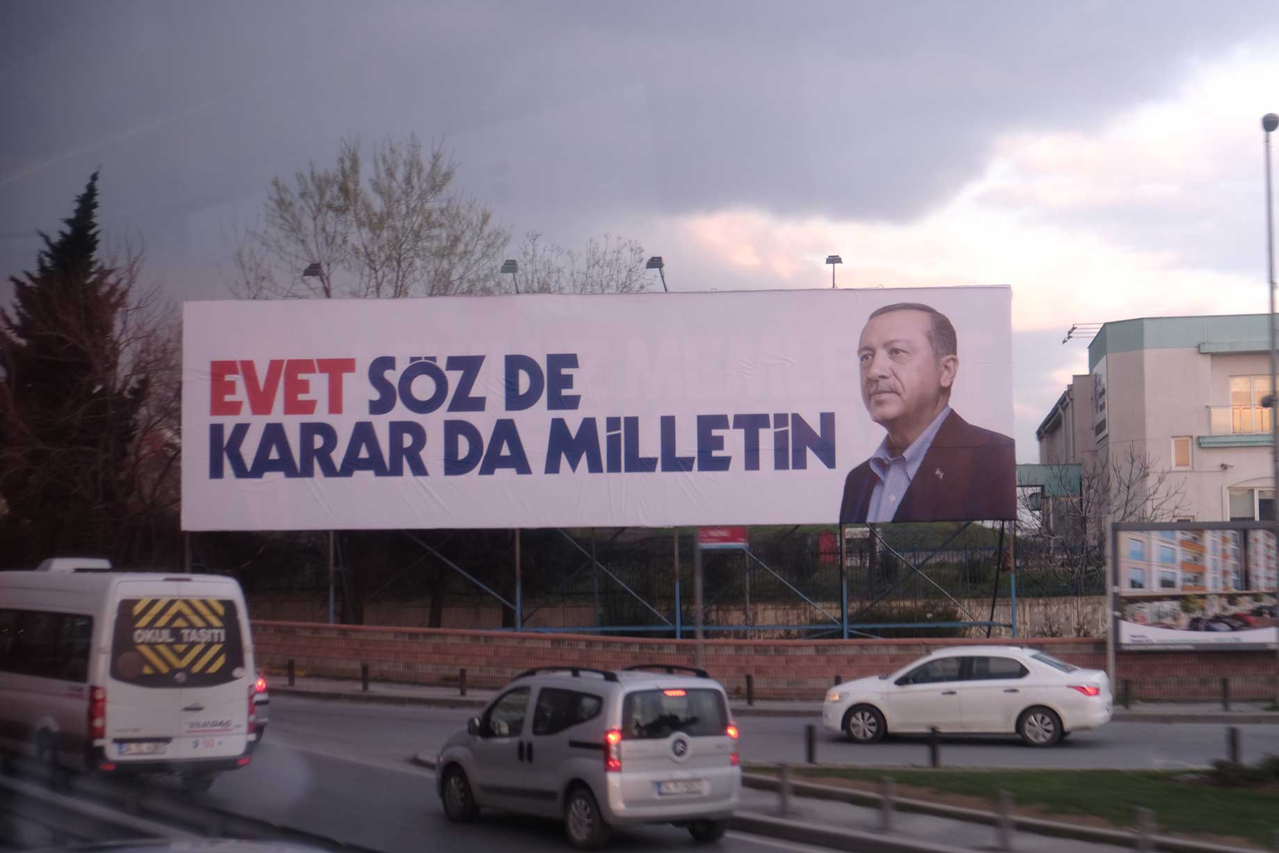 Wahlplakat für das türkische Referendum 2017