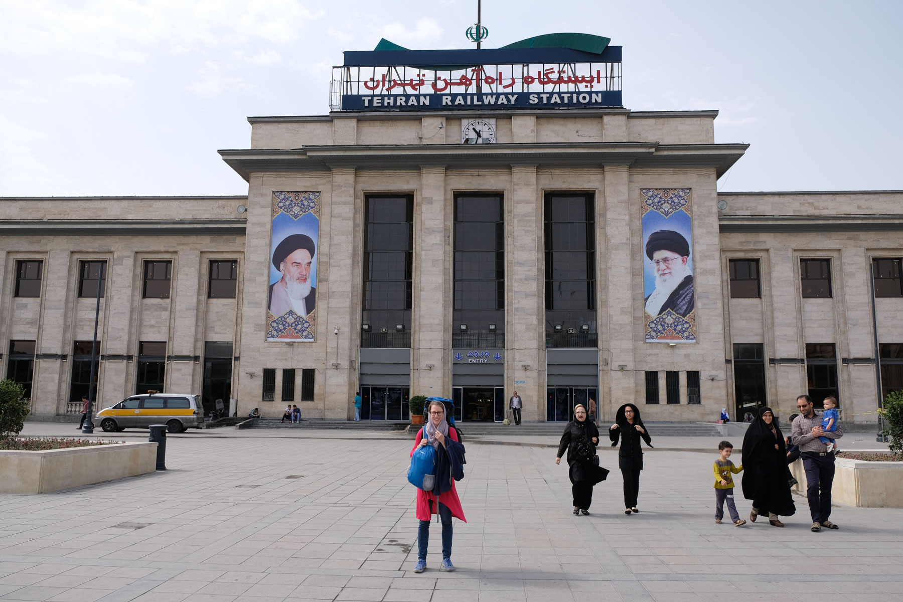 Der Teheraner Hauptbahnhof