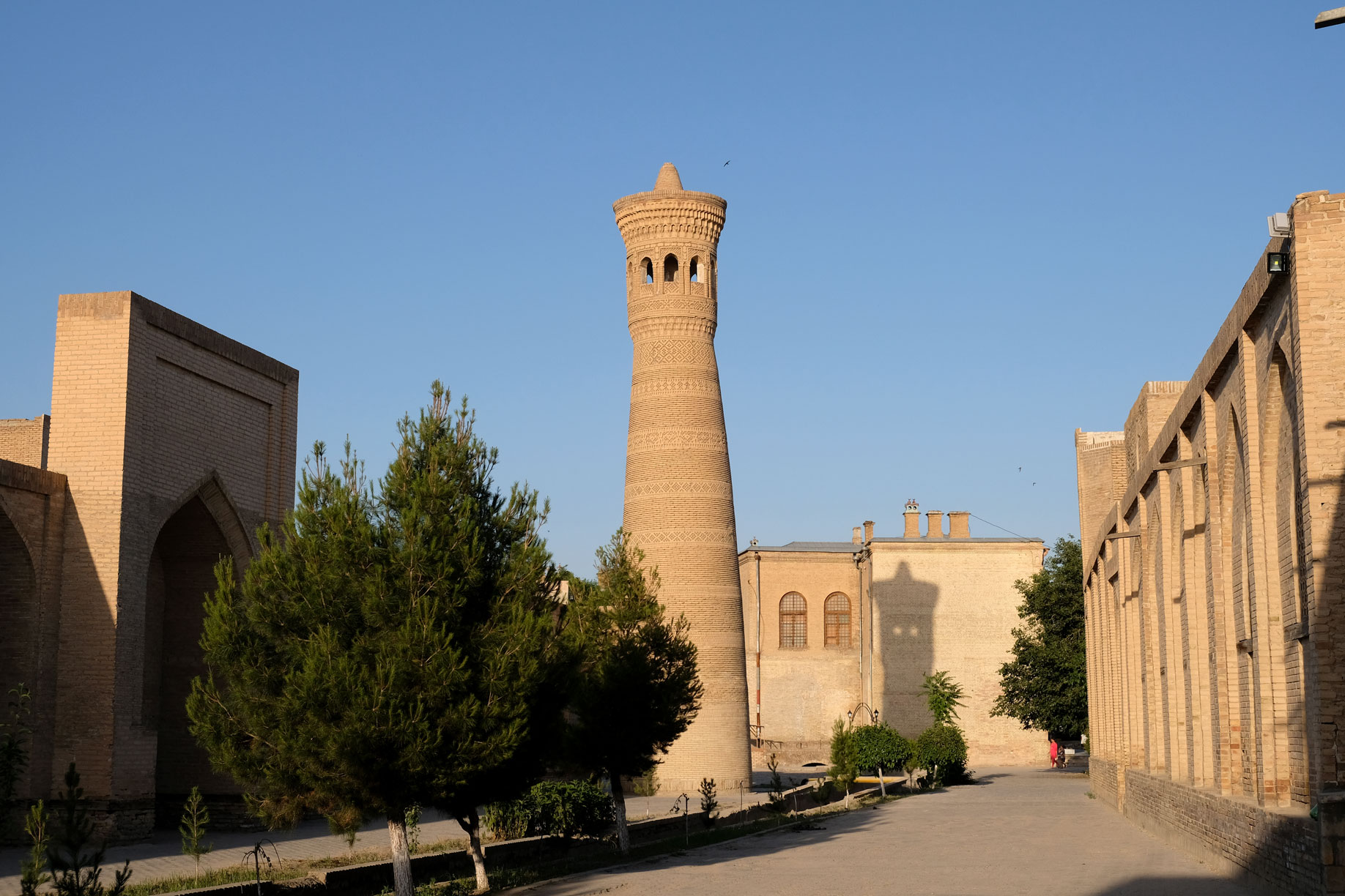 Minarett in Buchara, Usbekistan