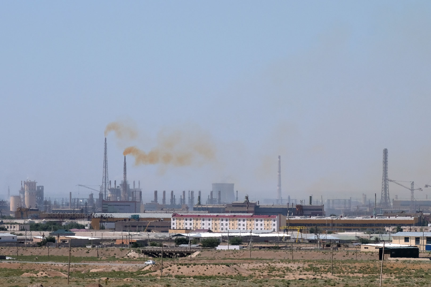 Industriegebiet von Navoiy, Usbekistan