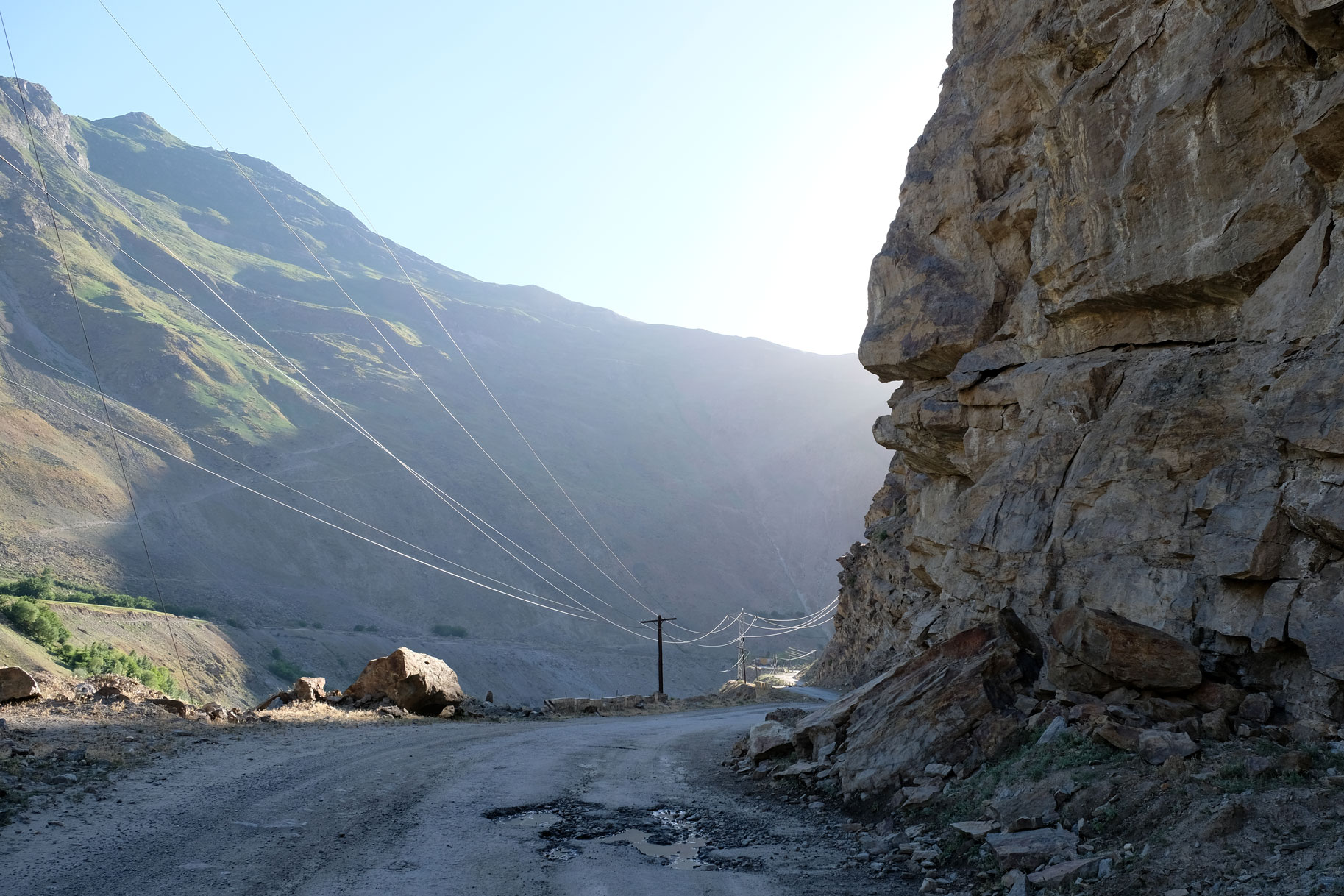 Der Pamir Highway in Tadschikistan.