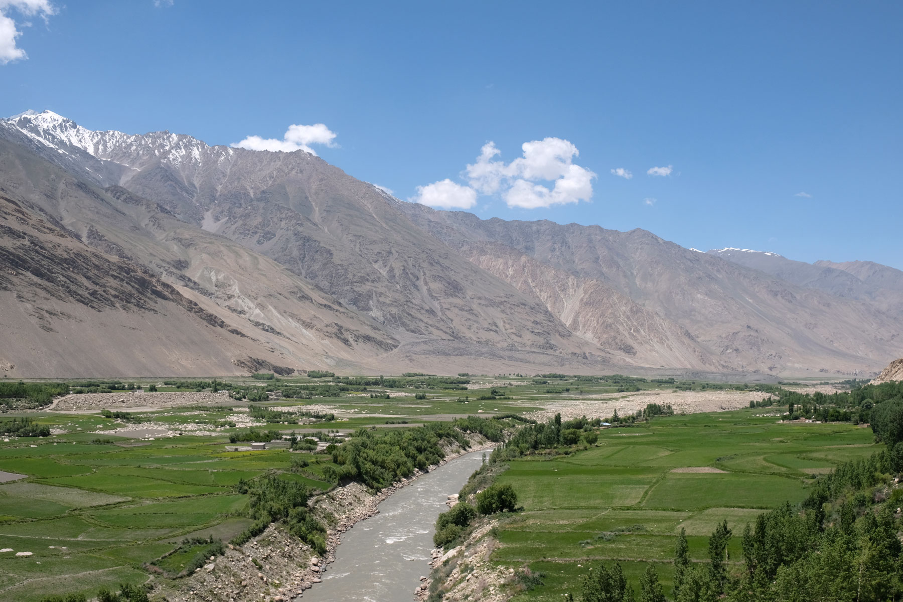 Wakhan Valley auf dem Pamir Highway.