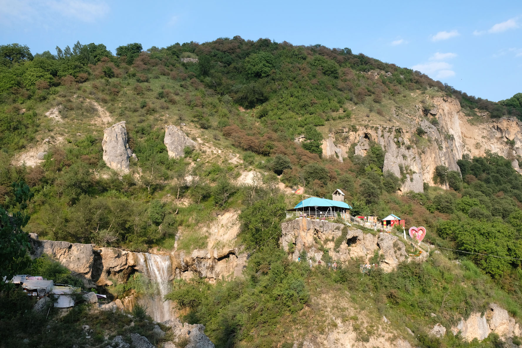 Der "Kleine Wasserfall" in Arslanbob.