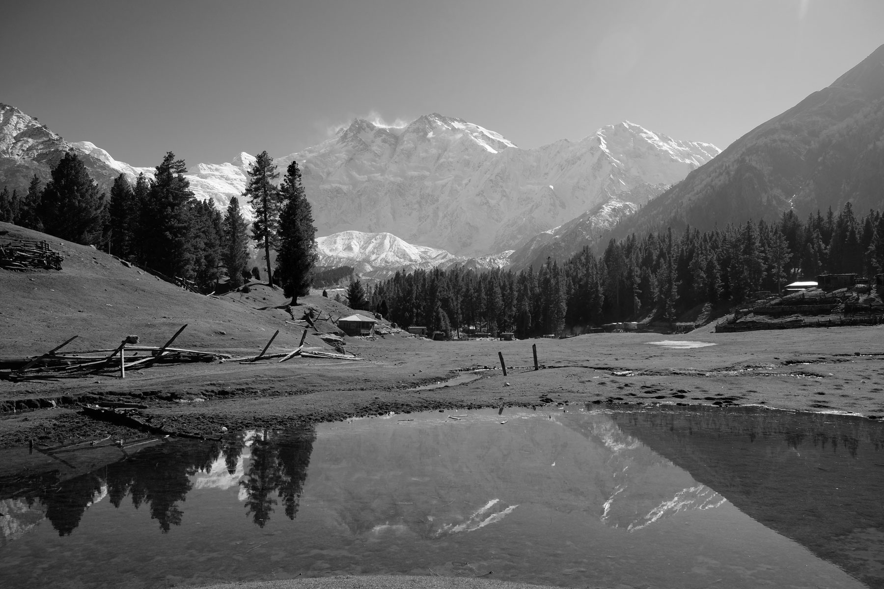 Nanga Parbat und Fairy Meadows.