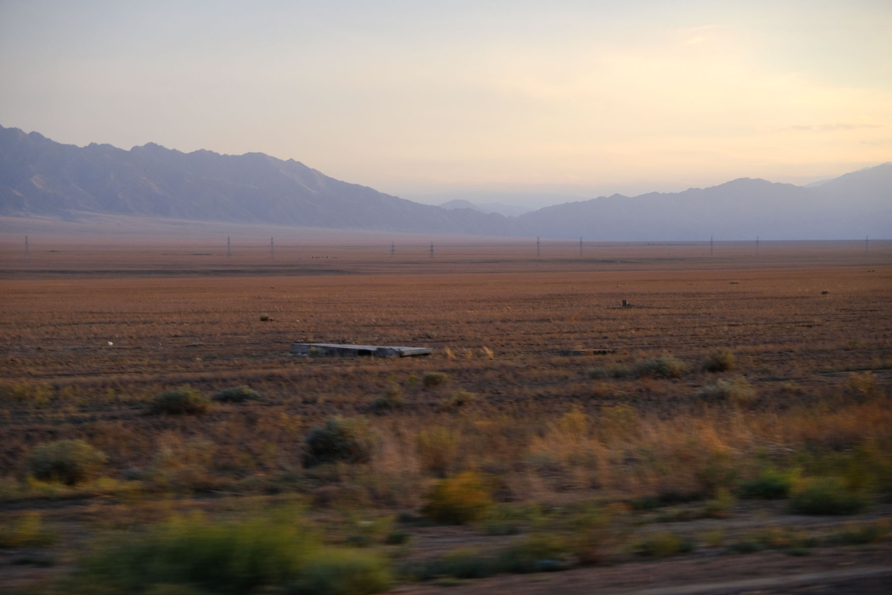 Steppe in Kasachstan.