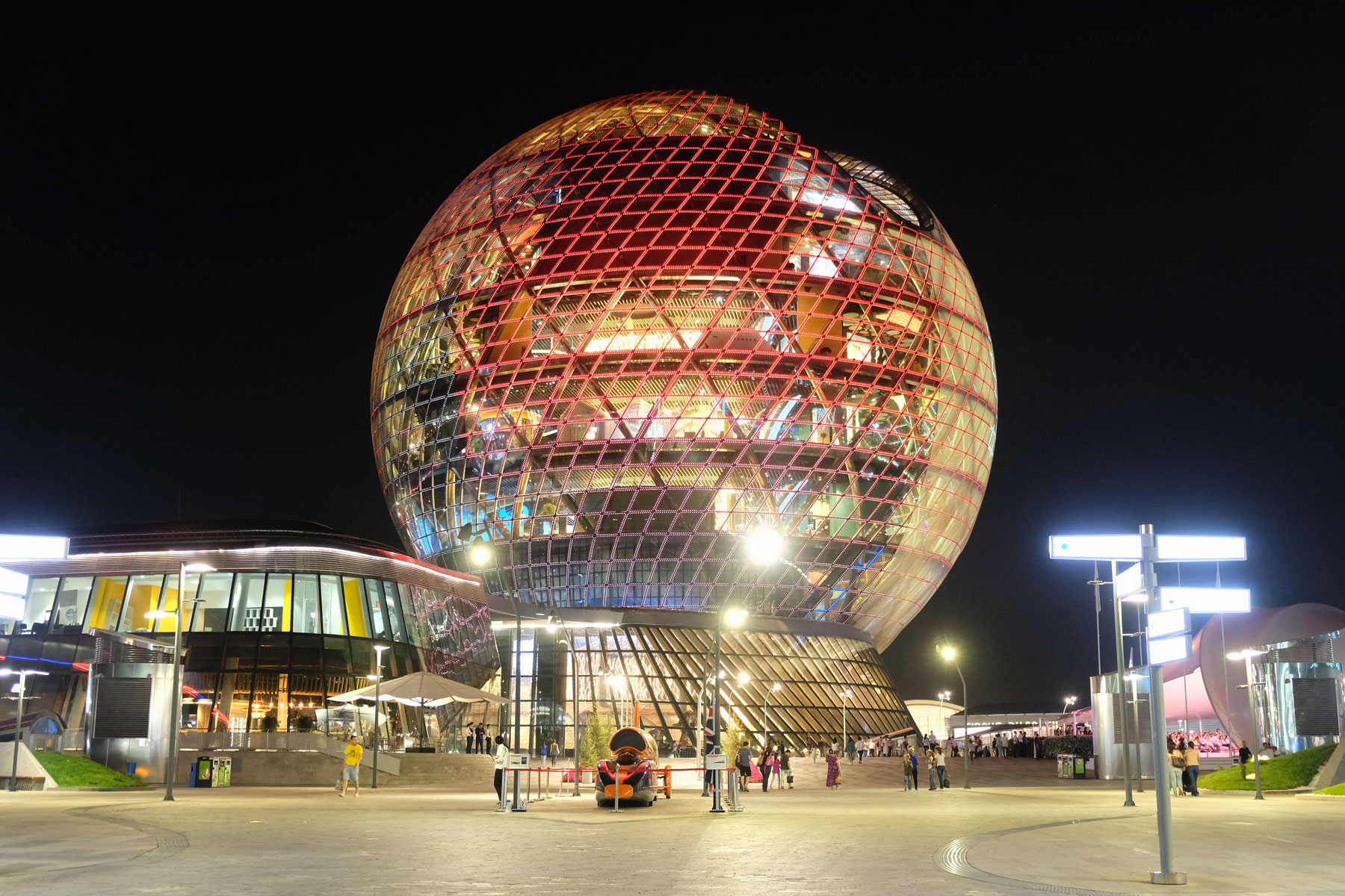 Kasachischer Pavillon auf der Expo 2017 in Astana.