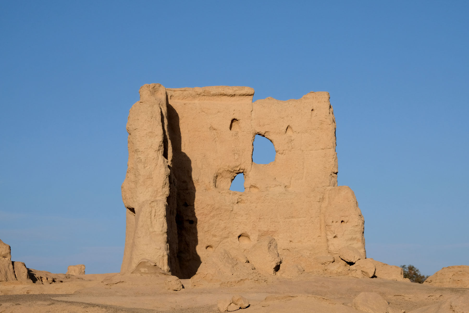 Ruinenstadt Jiaohe, ein UNESCO Weltkulturerbe.