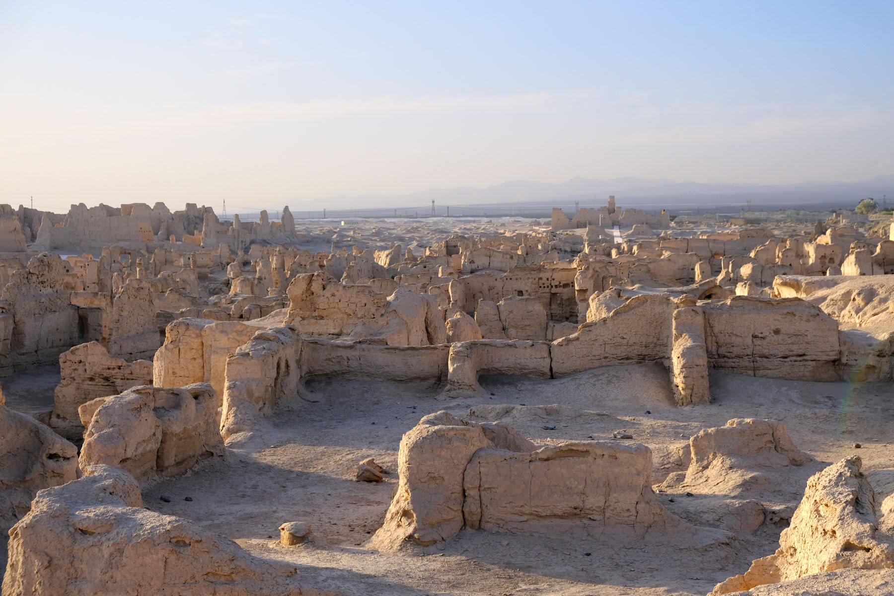 Ruinenstadt Jiaohe, ein UNESCO Weltkulturerbe.