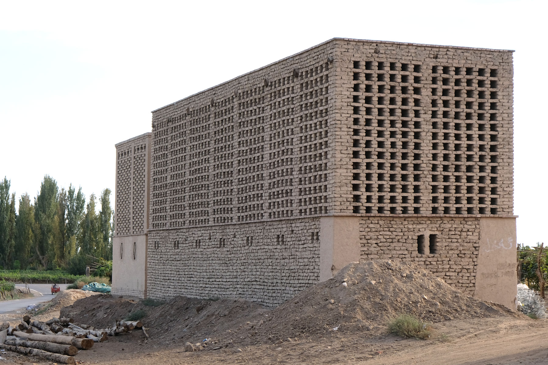 Trockenhaus für Trauben in Turpan.