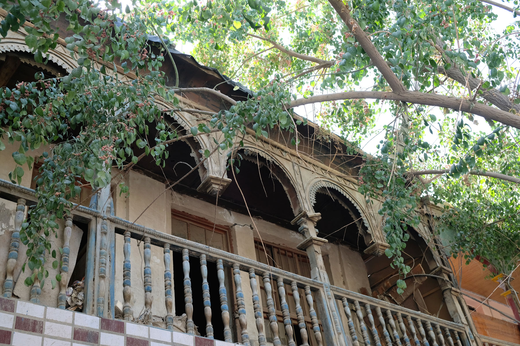 Ein altes Haus in Hotan.