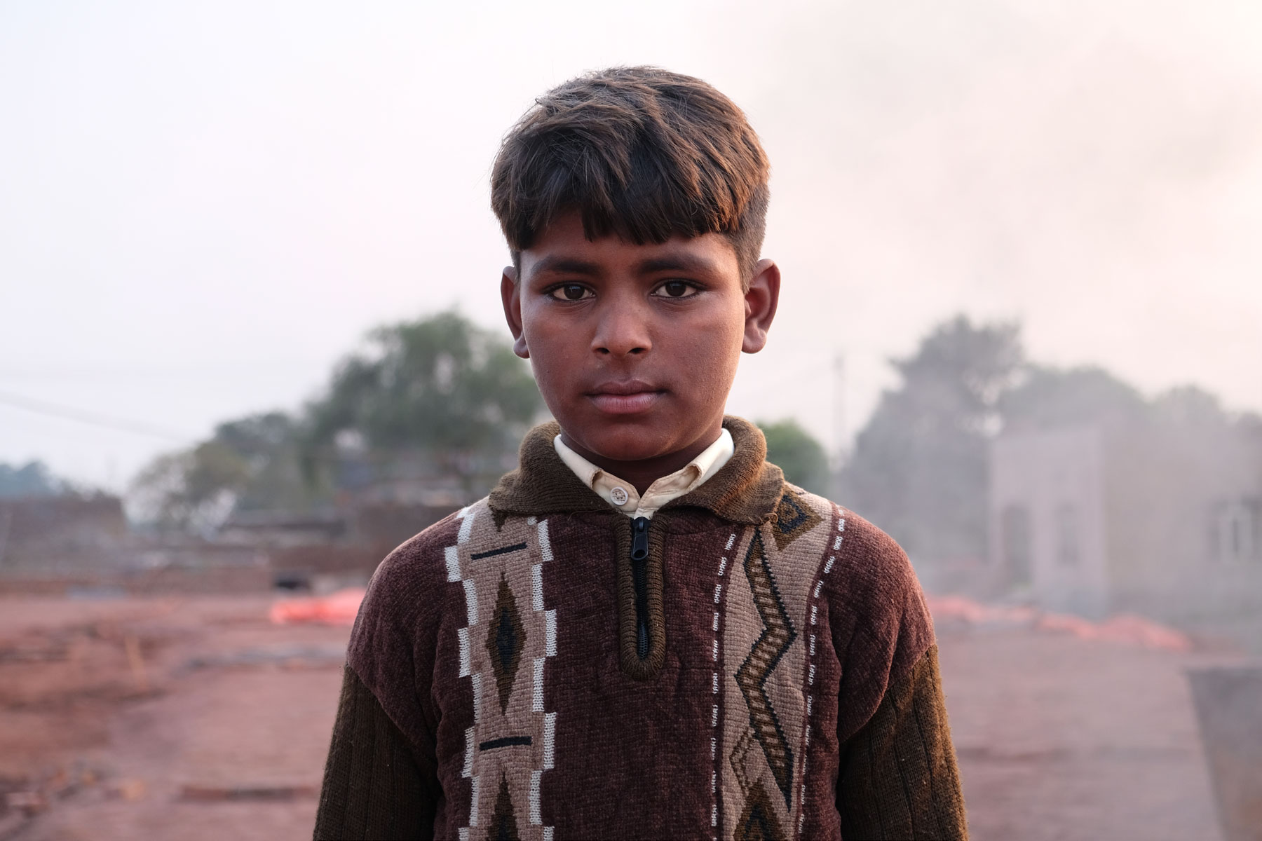 Ein pakistanischer Junge aus Lahore.
