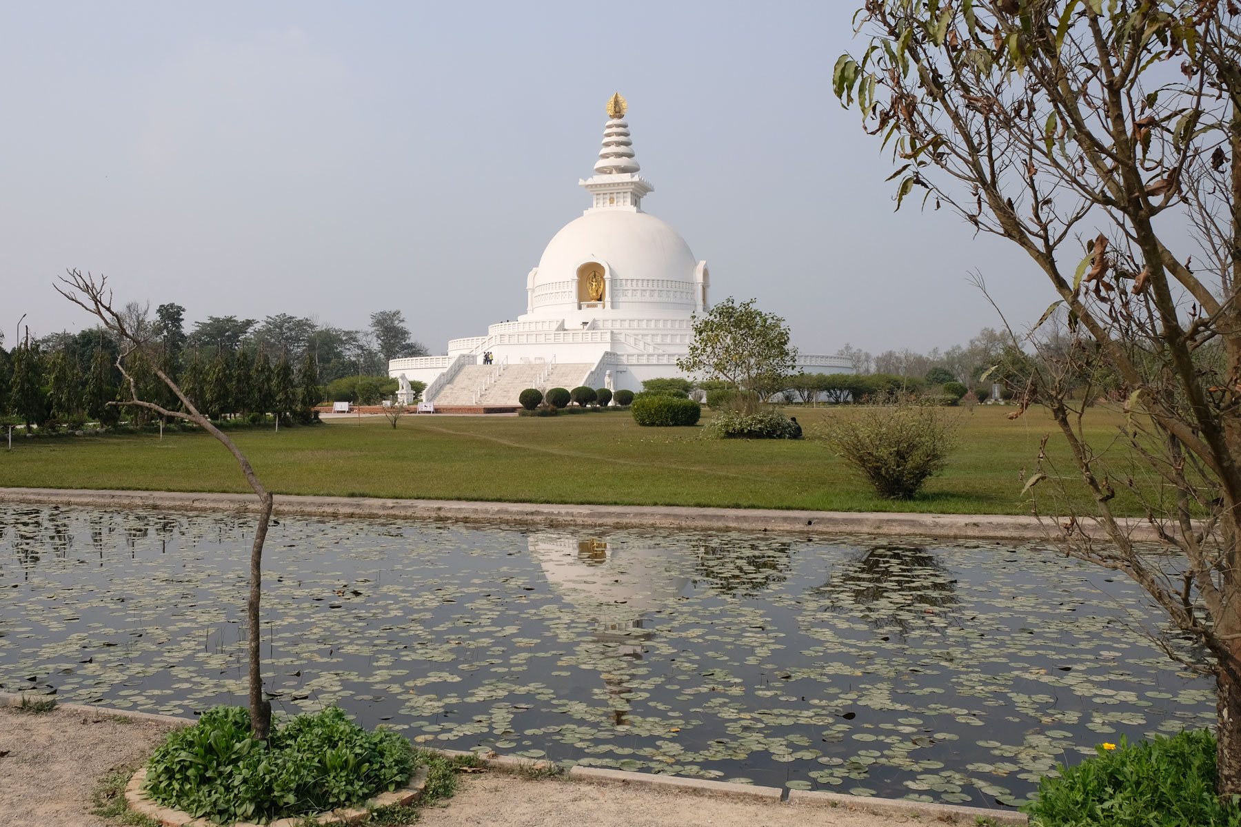 World Peace Pagoda in Lumbini.