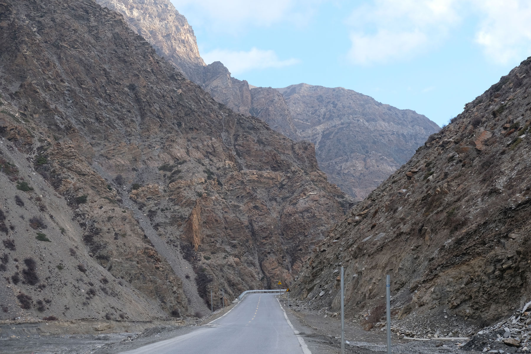 Friendship Highway in Tibet.