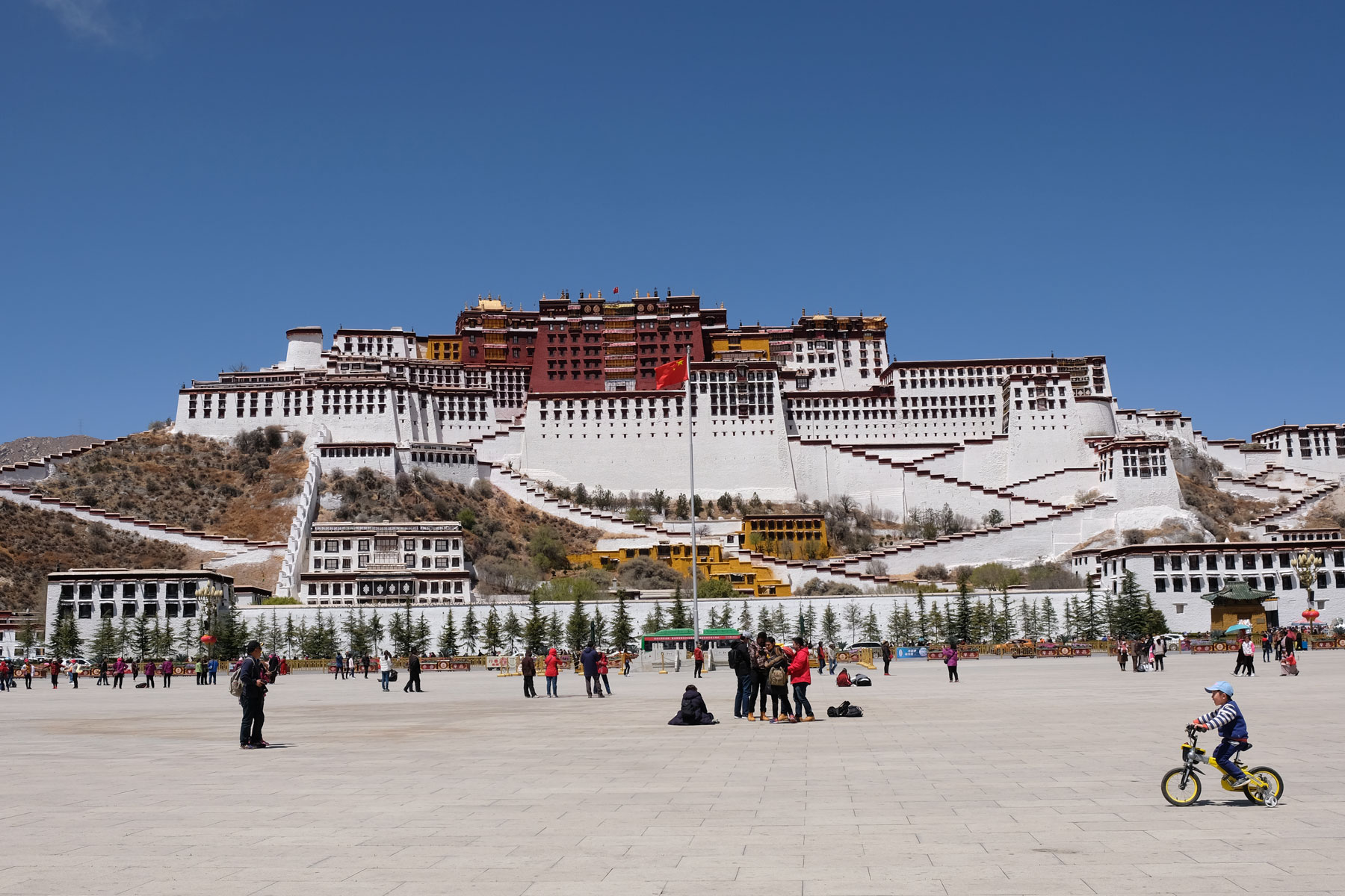 Potala-Palast in Lhasa in Tibet.