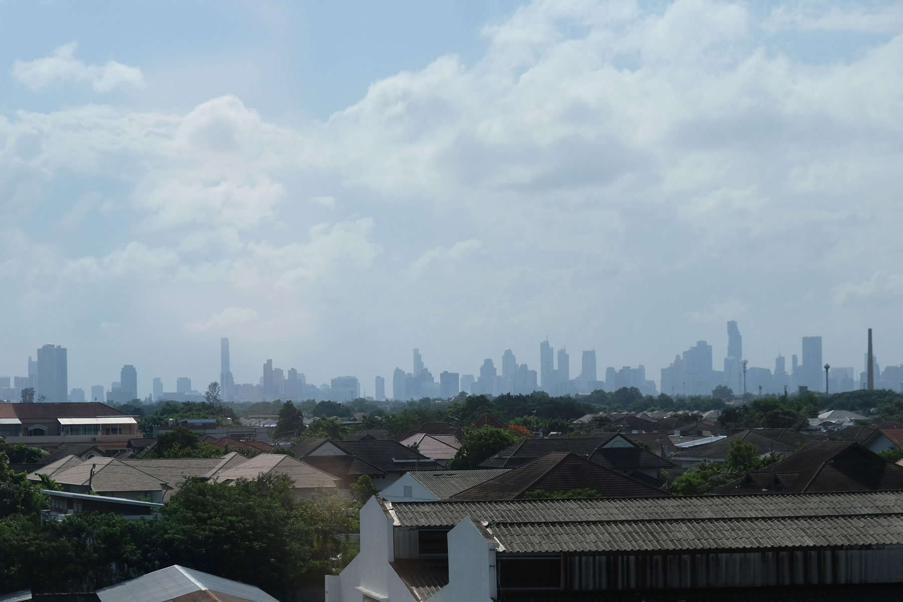 Skyline von Bangkok.