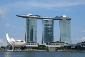 Das Marina Bay Sands Hotel in Singapur