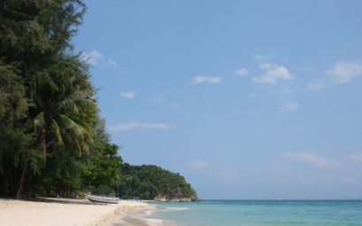 Der Strand von Pulau Kapas in Malaysia