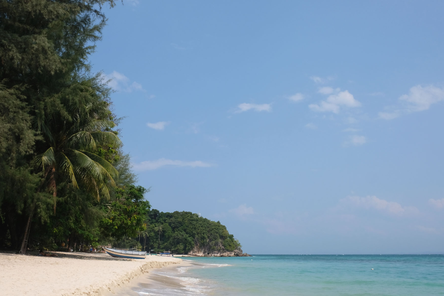 Der Strand von Pulau Kapas in Malaysia