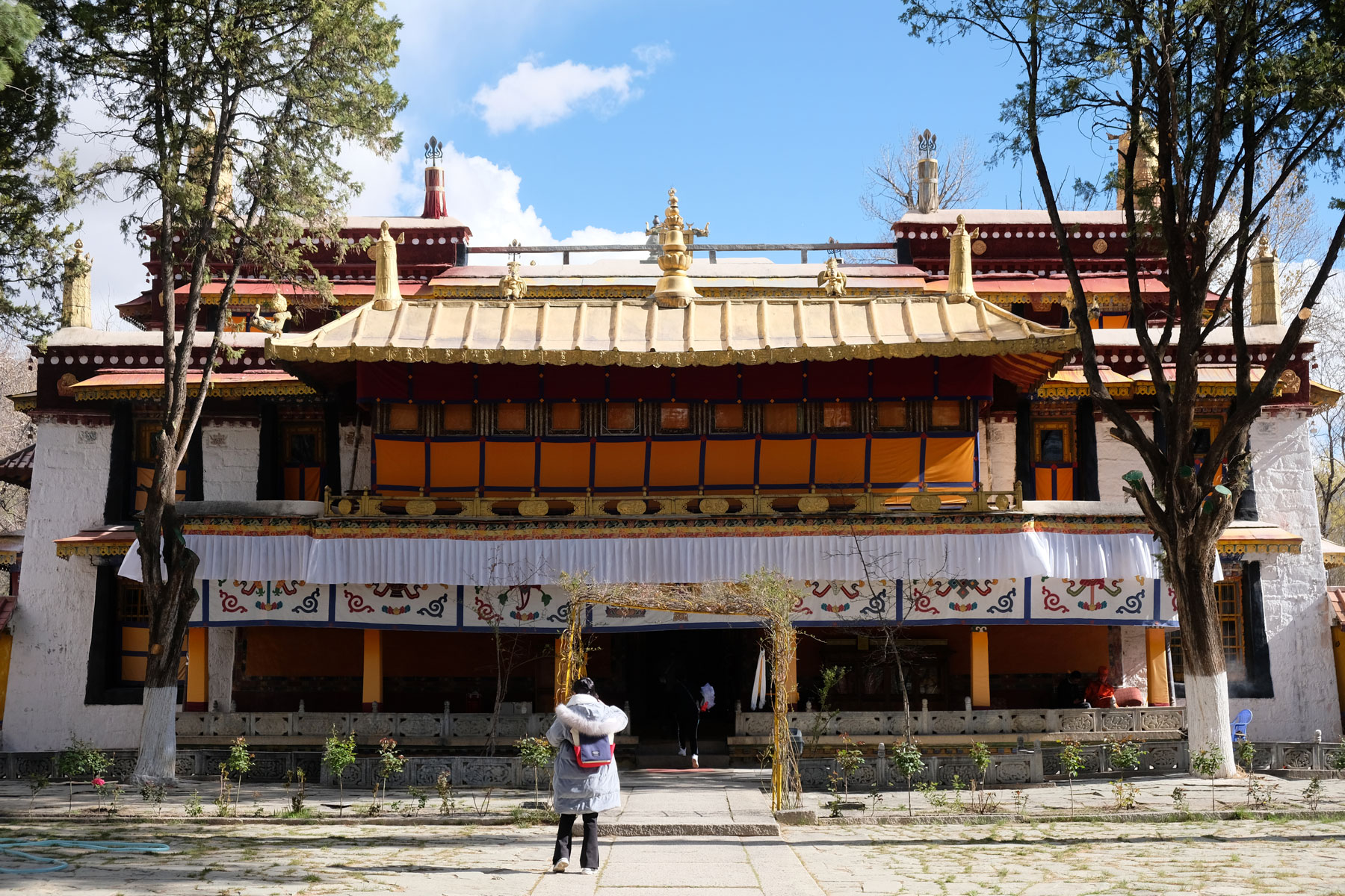 Der Nobulinka in Lhasa in Tibet.