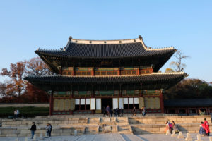 Der Changgyeonggung Palast in Seoul in Südkorea.