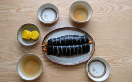 Gimbap, koreanisches Sushi, ist der perfekte Snack für Zwischendurch.