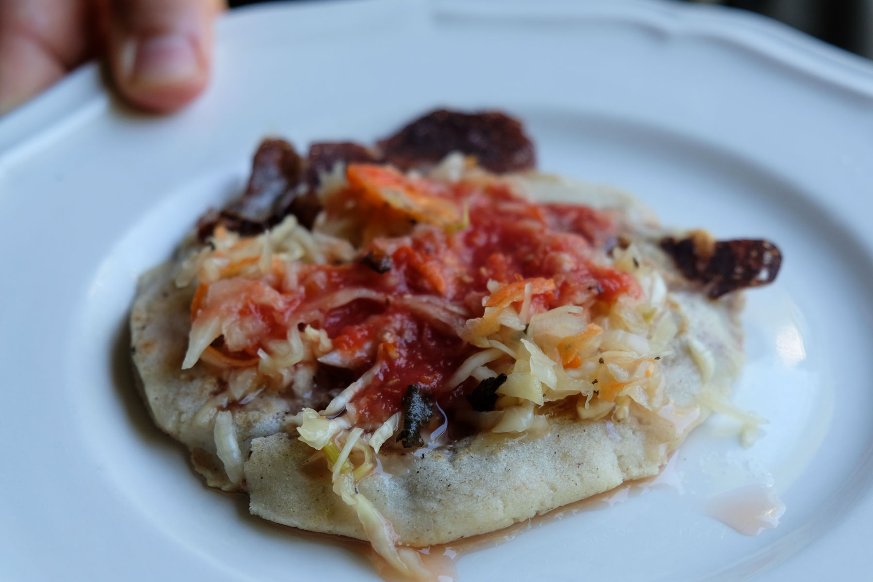 Pupusas sind das Lieblingsessen der Menschen in El Salvador.
