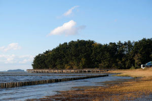 Der Strand von Socheon in Südkorea.