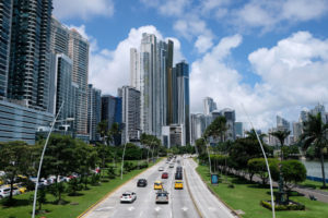 Die Hochhäuser von Panama-Stadt