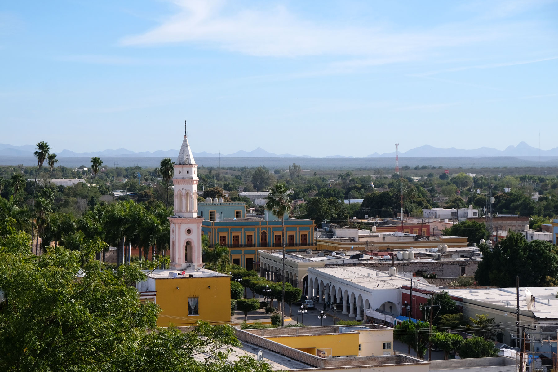 Das pueblo mágico El Fuerte in Mexiko.